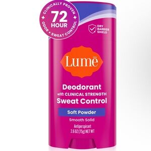 Lumē Soft Powder Clinical Strength Deodorant - Pink